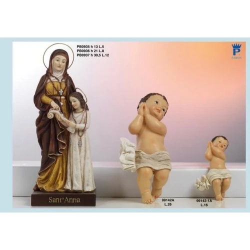 SANT'ANNA-MARIA 21 CM. RESINA