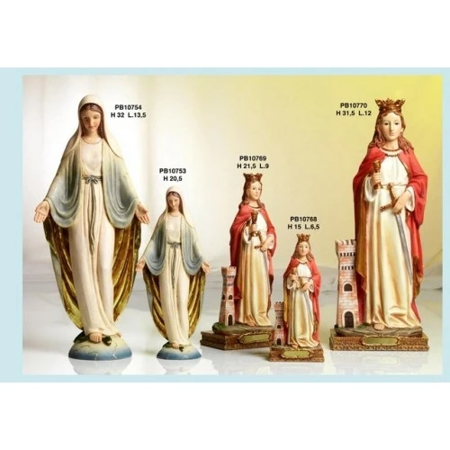 SANTA BARBARA 31.5 CM. RESINA