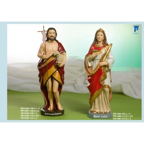 SANTA LUCIA 19.5 CM. RESINA
