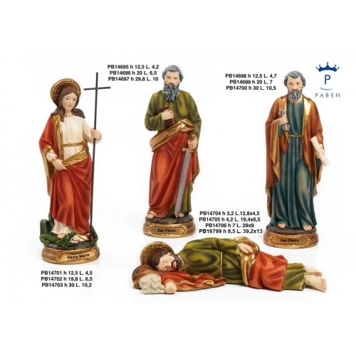 SANTA MARTA 12.5 CM. RESINA