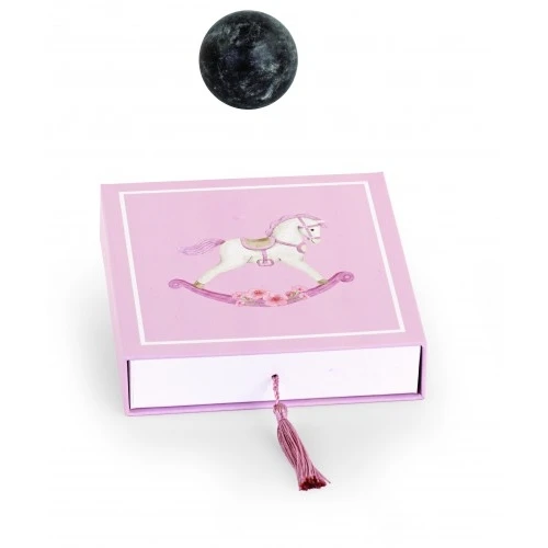 SCATOLA CAVALLINO ROSA CON NAPPA