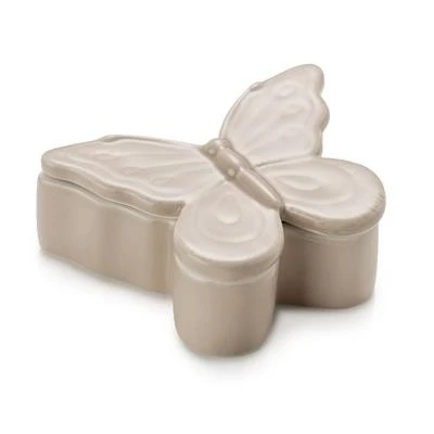 SCATOLA FARFALLA PORCELLANA