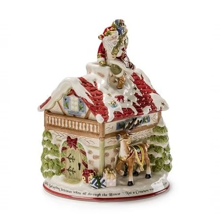 SCATOLA BABBO NATALE - FITZ & FLOYD