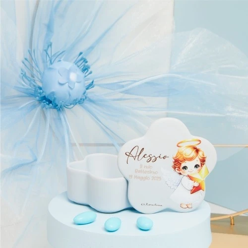 SCATOLA AZZURRA CON ANGELO - CLARALUNA 2025