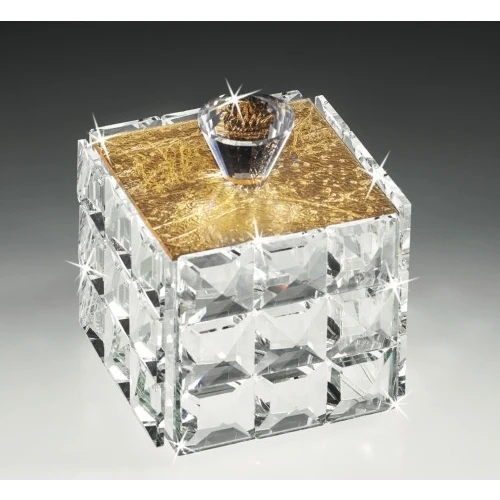 SCATOLA IN CRISTALLO ORO - RANOLDI
