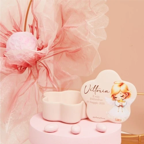 SCATOLA ROSA CON ANGELO - CLARALUNA 2025