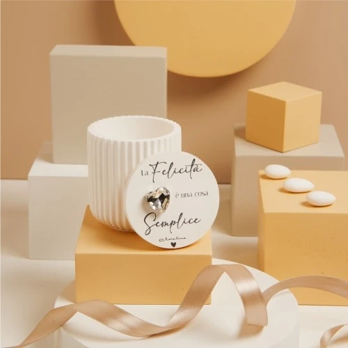 SCATOLINA PICCOLA CUORE SILVER - CLARALUNA 2025