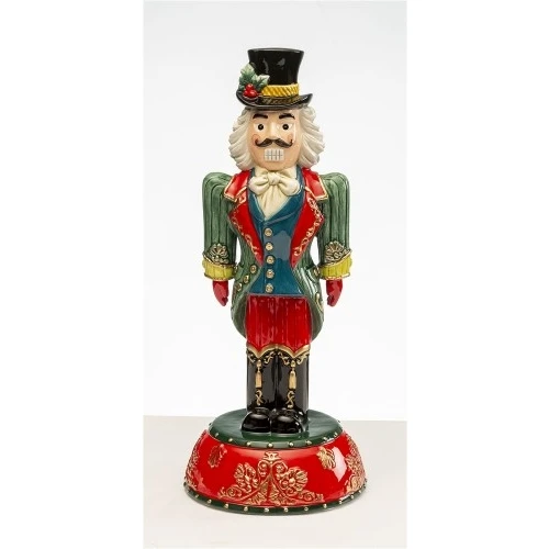 SCHIACCIANOCI VERDE IN CERAMICA