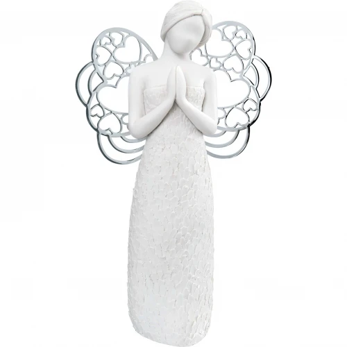 SCULTURA SOGNO ANGELO PREGHIERA H21