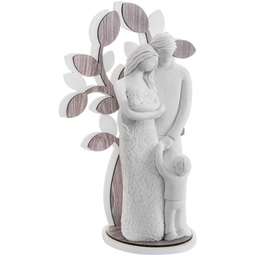 SCULTURA SOGNO FAMIGLIA ALB. H 32