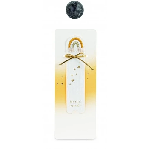 SEGNALIBRO ARCOBALENO OCRA CON BUSTA