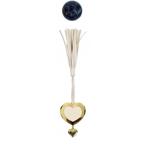 SEGNALIBRO CUORE NAPPA ECOPELLE C/BUSTA