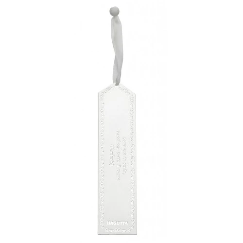 SEGNALIBRO RETTANGOLARE - OVUNQUE TU - ARGENTO