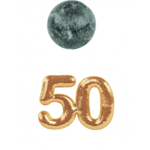 SET 12 50 ORO CON ADESIVO