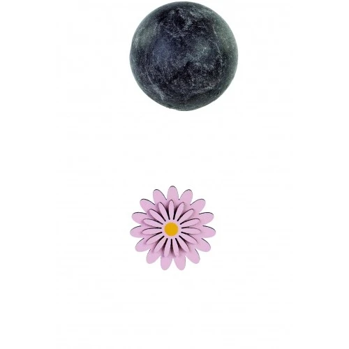 SET 12 FIORELLINI ROSA CON ADESIVO