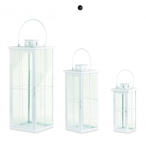 SET 3 LANTERNE BIANCHE