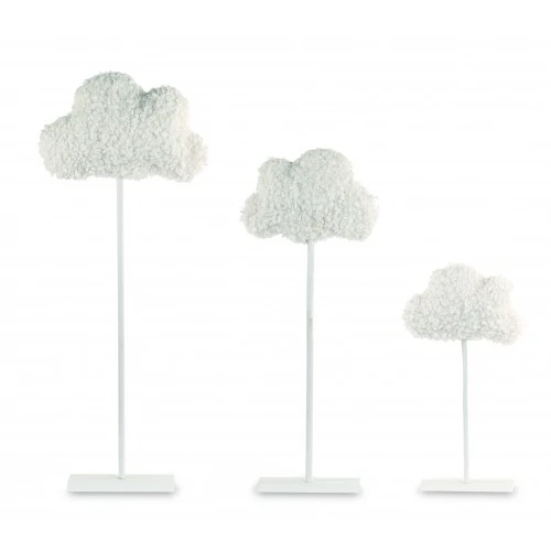 SET 3 NUVOLE BIANCHE BOUCLE'