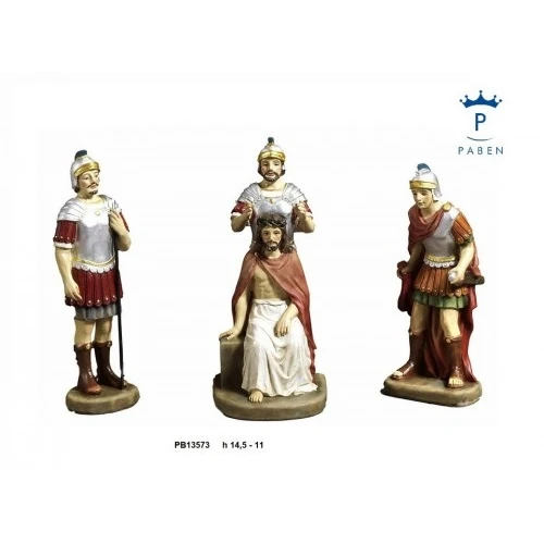 SET CORONAZIONE SPINE 14.5 CM. RESINA