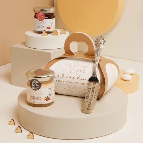 SET FRAGOLA MANDORLA 40 G. - CLARALUNA 2025