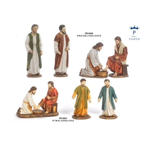 SET LAVANDA DEI PIEDI 9 CM. 3 PZ RESINA