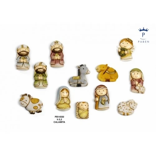 SET PRESEPE SP.5.2 CM.12 SOG.RESINA-CAL