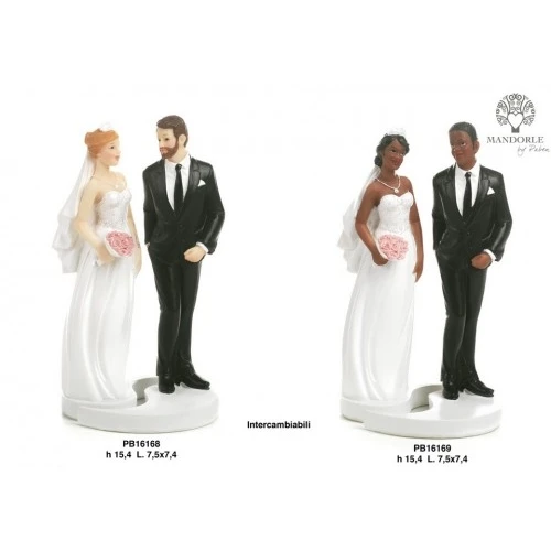 SET SPOSI BIANCHI/BASE COMP. 15.4 CM. RESINA