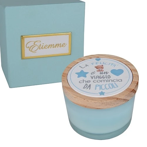 SFAVILLA CANDELA CELESTE DM.7,5 H.6 CON BOX 