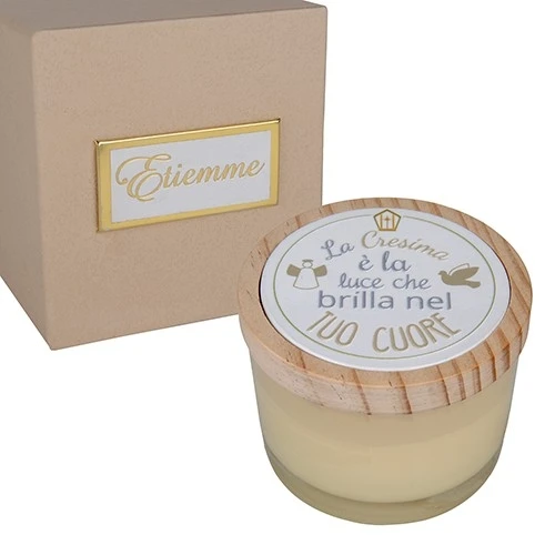 SFAVILLA CANDELA CRESIMA DM.7,5 H.6 CON BOX