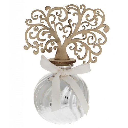 SFERA DIAM. 60 TORCIGLIONE CON ALBERO STILIZZATO DIFFUSORE