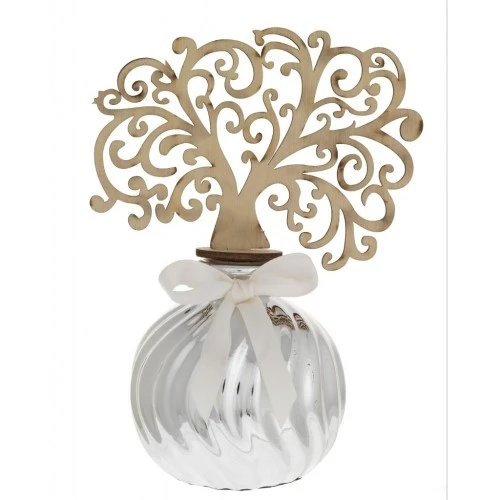 SFERA DIAM. 75 TORCIGLIONE CON ALBERO STILIZZATO DIFFUSORE