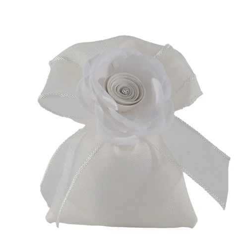 SOFI' BAG CM 10X13 BIANCO CONFETTI PER MATRIMONIO