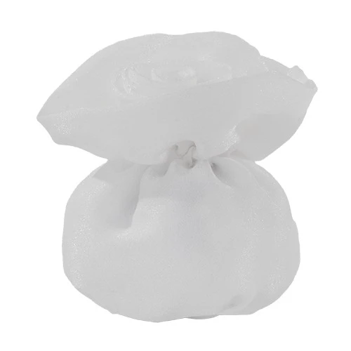 SACCHETTO CONFETTI SOFT ROSE BAG DM 6 H 9 BIANCO 