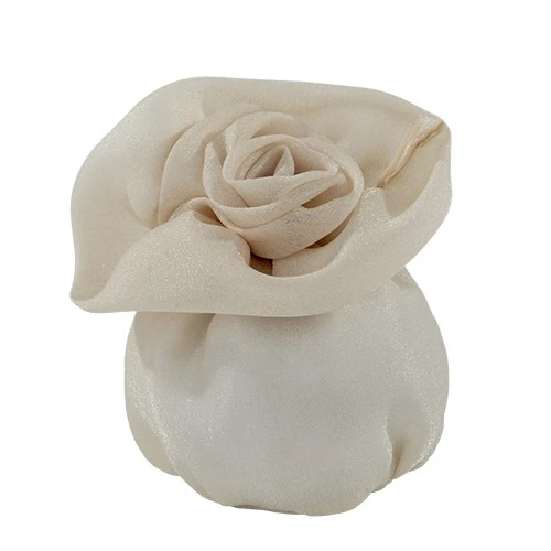 SACCHETTO CONFETTI SOFT ROSE BAG DM 8 H 10 BEIGE 