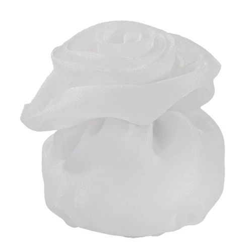 SACCHETTO CONFETTI SOFT ROSE BAG DM 8 H 10 BIANCO 