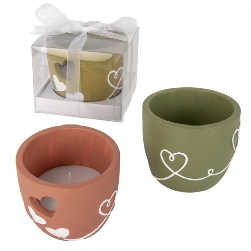 BOMBONIERA - SORRISO CANDELA DM.10 H.8,5 CON BOX 