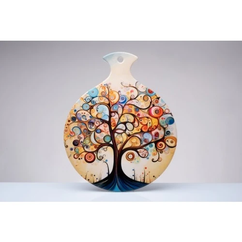 Sottopentola Albero della Vita Cuorematto: Bomboniera Solidale Utile Matrimonio cm.20x25