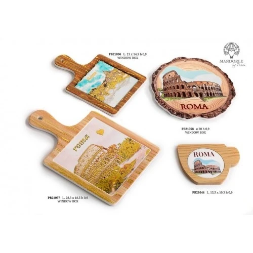 SOTTOPENTOLA CON COLOSSEO 28.3 CM. PORCELLANA