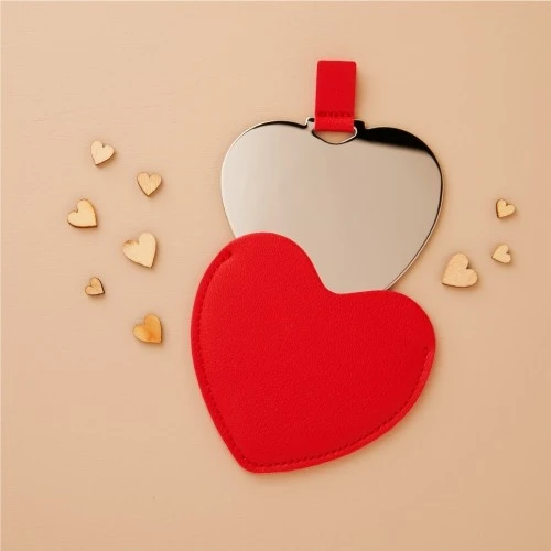 SPECCHIETTO CUORE ROSSO - CLARALUNA 2025