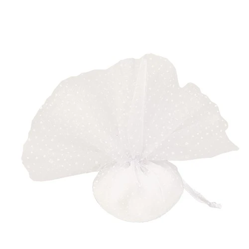 SACCHETTO CONFETTI SPUMA BAG 2 VELI DM.25 BIANCO 