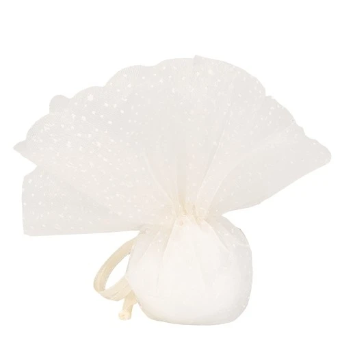 SACCHETTO CONFETTI SPUMA BAG 2 VELI DM.25 CREMA 