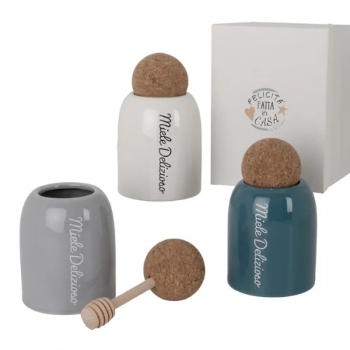 BOMBONIERA - STYLE PORTA MIELE DM.7,5 H.12 CON BOX 