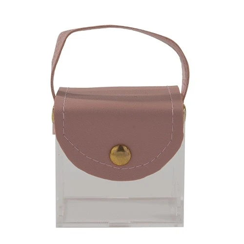 PORTACONFETTI SUNSHINE BOX CM.5X6X6 ROSA ANTICO