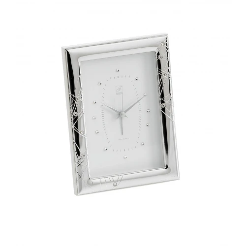 SVEGLIA 10X15 STRASS ARGENTO