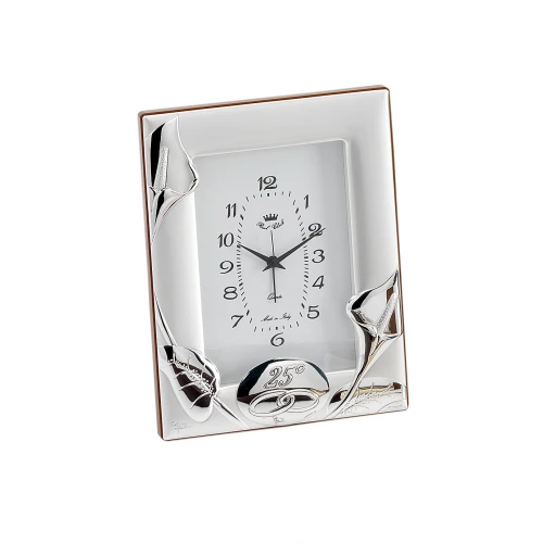 SVEGLIA IN ARGENTO 25° ANNIVERSARIO 10X15