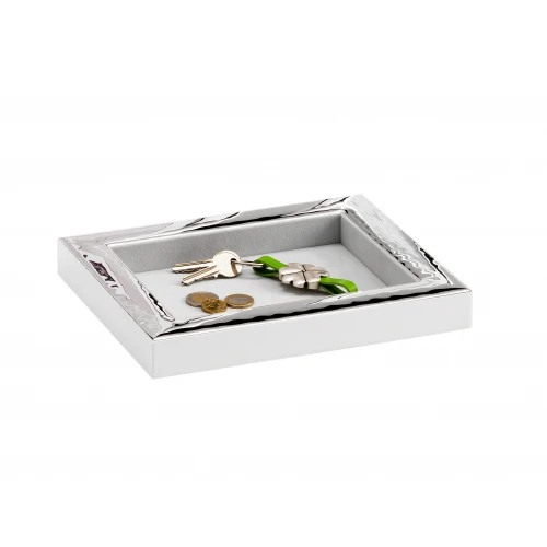 SVUOTATASCHE ARGENTO E LEGNO