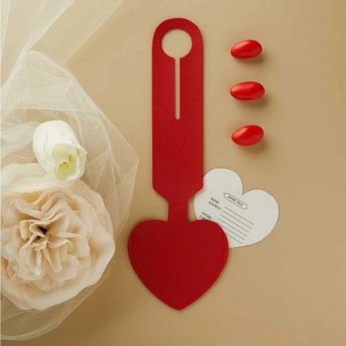 Tag Per Valigia Rosso - Bomboniera Utile Ed Economica Per Laurea Cm. 23,5X8