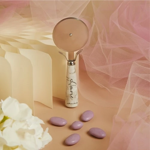 BOMBONIERA PER MATRIMONIO CLARALUNA: TAGLIAPIZZA 