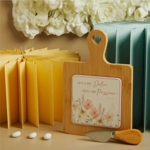 TAGLIERE E COLTELLINO BAMBOO CLARALUNA 