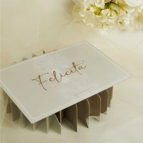 TAGLIERE IN CRISTALLO CLARALUNA FELICITA' CM.20X30