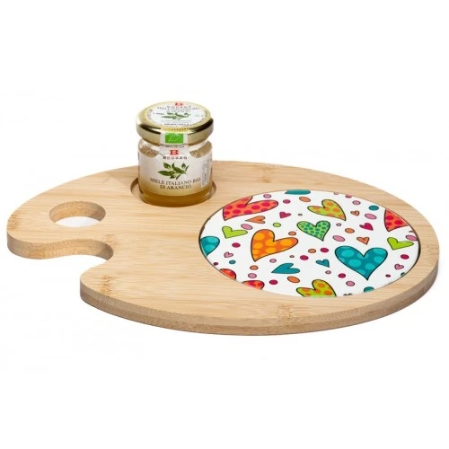 TAGLIERE TAVOLOZZA MIELE 18X24